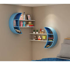 Decorative Half Moon Wall Shelf