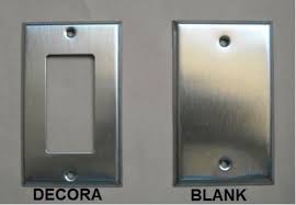 Blank Stainless Steel Cover Plate 1 2 3