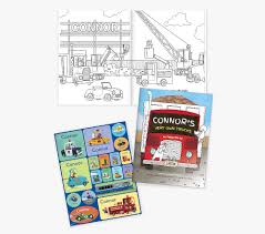 own trucks personalized coloring book