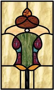 sanger deco stained glass pattern