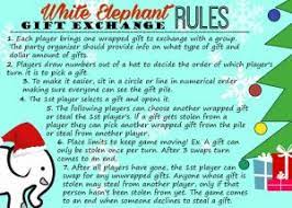 white elephant gift exchange robinson