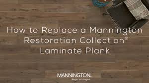 how to replace a mannington restoration