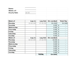 Excel Time Card Calculator Weekly Excel Time Card Calculator With Lunch