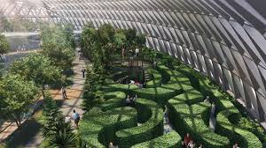 Changi airport has four separate terminals: Singapore S Changi Airport Is Getting A Canopy Bridge And Two Mazes Conde Nast Traveler