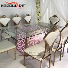 Shop parsons concrete top/ stainless steel base dining tables. China Modern Design Tempered Glass Top Stainless Steel Dining Table 10 Chairs Set China Stainless Steel Dining Table Hotel Chair