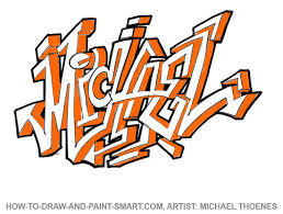 how to draw graffiti letters write