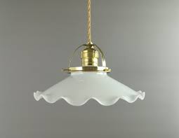 French Ceiling Lamp With Brass Ceiling