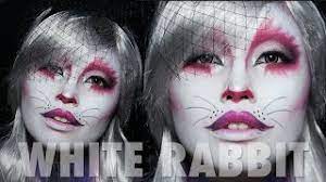white rabbit makeup tutorial alice in