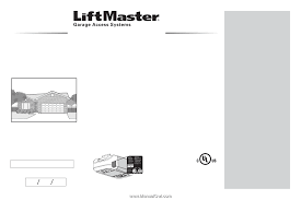 liftmaster 8550 8550 manual