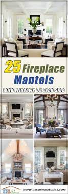 25 fireplace mantels with windows on