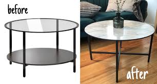easy ikea coffee table makeover