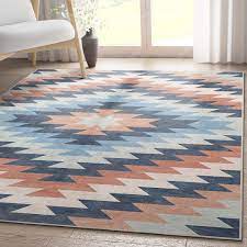 well woven blue 3 ft 3 in x 5 ft apollo albuquerque southwestern distressed area rug