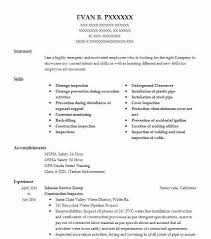 Construction Inspector Resume Example Johnson Service Group