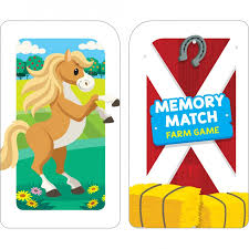 Dog memory matching game is the online game of matching pairs of dogs. Memory Match Farm Card Game Sharpens Important Skills School Zone