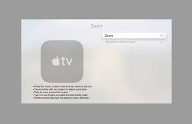 how to get zoom on your apple tv