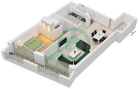 floor plans for type 1a 1 bedroom
