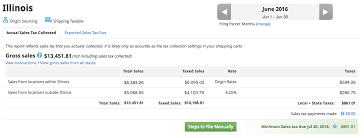 Improved Illinois Sales Tax Report