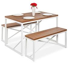 bench style dining table furniture set