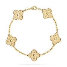 vine alhambra bracelet 5 motifs 18k