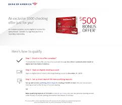We did not find results for: Targeted Bank Of America 500 Checking Bonus Doctor Of Credit