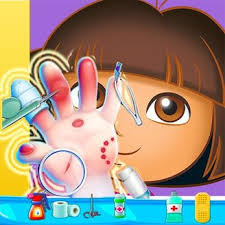 dora hand doctor fun games for s