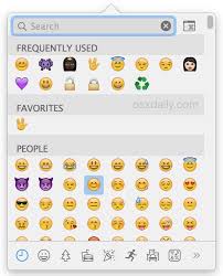 how to quickly type emoji on mac with a