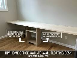 Wall Mounted Home Office Floating Desk
