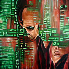 the matrix ai acrylic art phelanvoin
