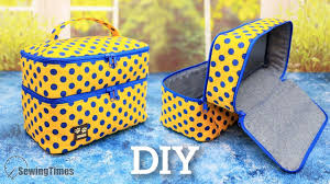diy double layers cosmetic bag the step