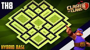 New beast th8 hybrid/trophy base 2020!! New Ultimate Th8 Hybrid Trophy Base 2019 Coc Town Hall 8 Th8 Trophy Base Design Clash Of Clans Youtube