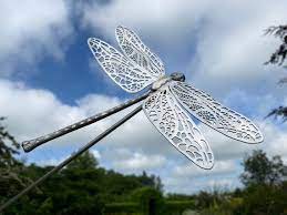 Dragonfly Sculpture Stainless Steel