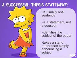 a good thesis statement is not obvious