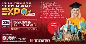 Study Abroad Expo - Indus Hotel, Hyderabad.