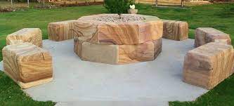 Sandstone Blocks In Rough Raw And