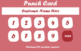 50 Punch Card Templates For Every Business Boost
