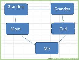 3 Ways To Make A Family Tree On Excel Wikihow