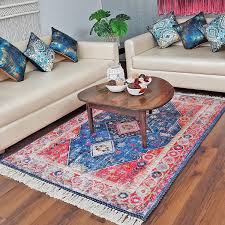 silk carpet modern distressed bohemian