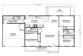 House Plan 40646 Ranch Style With