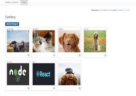 dynamic image gallery with jquery php