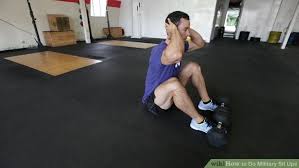 How To Do Military Sit Ups 9 Steps Wikihow