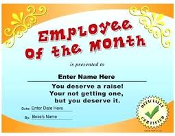 Funny Certificate Templates New Best S Of Employee Award Template