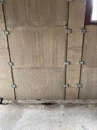 concrete wall garage how to fill gaps