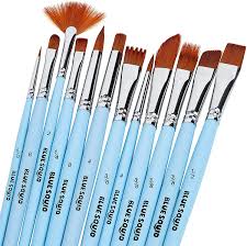 watercolor brushes blue squid usa