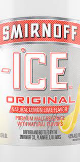 smirnoff ice flavored malt beverages