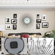 Luxury Crystal Large Wall Clock 3d