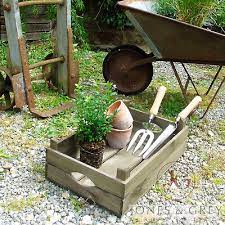 Wooden Gardening Tray Crate Fruit Veg