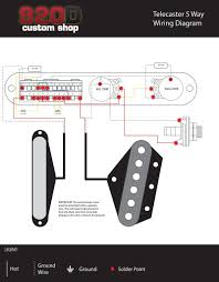 4 way tele mod using a push pull switch. Diagrams Telecaster 5 Way 920d Custom