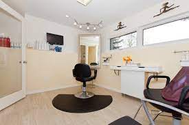 In Home Hair Salon Basement Development