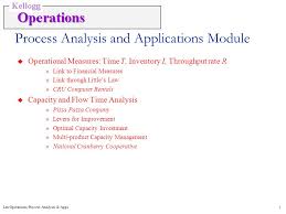 Lin Operations Process Analysis Apps1 Process Analysis And