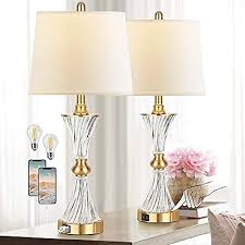 Touch Table Lamps For Bedroom Set Of 2